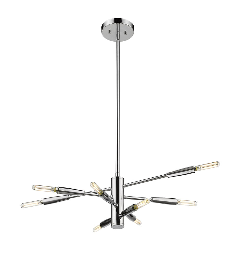 Ascension 8 Light 16" Chandelier in Chrome