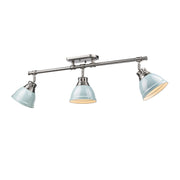 Duncan Semi-Flush - Track Light (Convertible) in Pewter