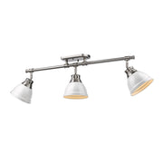 Duncan Semi-Flush - Track Light (Convertible) in Pewter