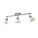 Duncan Semi-Flush - Track Light (Convertible) in Pewter