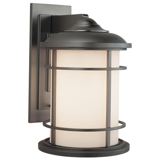Lighthouse Large Outdoor Wall Lantern in Burnished Bronze