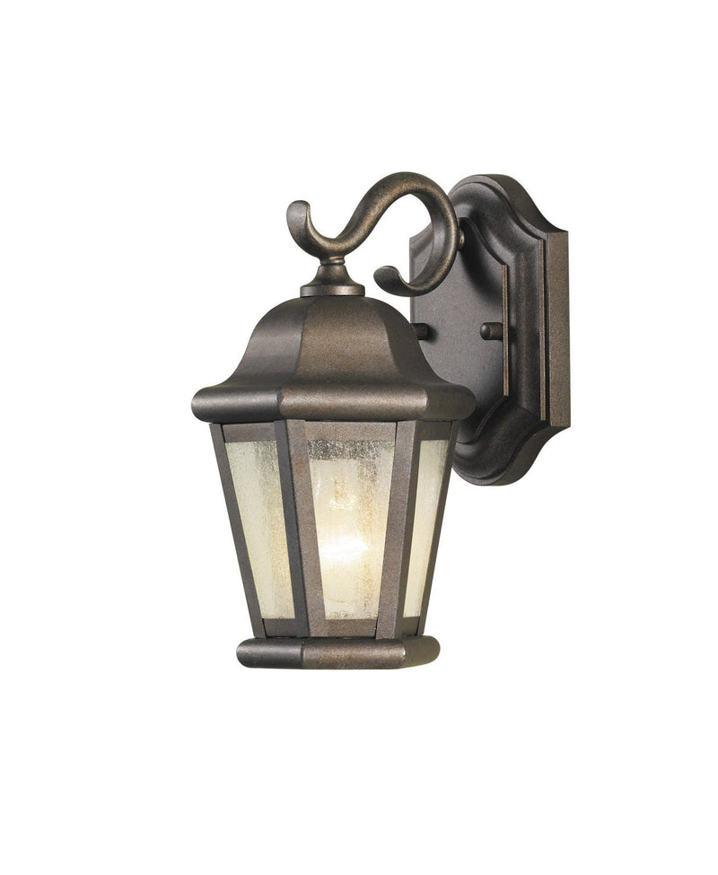 Martinsville Outdoor Wall Lantern in Corinthian Bronze