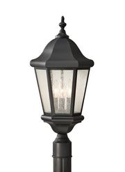 Martinsville 3-Light Outdoor Post Light in Black