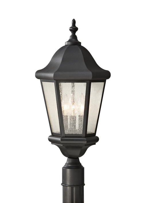 Martinsville 3-Light Outdoor Post Light in Black