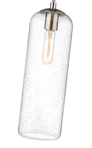 Monty 1 Light 5.25" Pendant, 22" Tall in Brushed Nickel