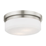 Stratus 2-Light 11" Flush Mount in Brushed Nickel