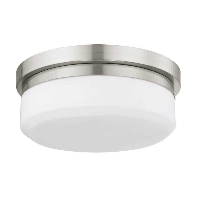 Stratus 2-Light 11" Flush Mount in Brushed Nickel