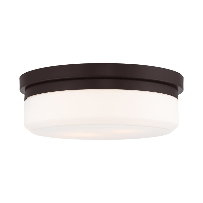 Stratus 2-Light 13" Flush Mount in Bronze