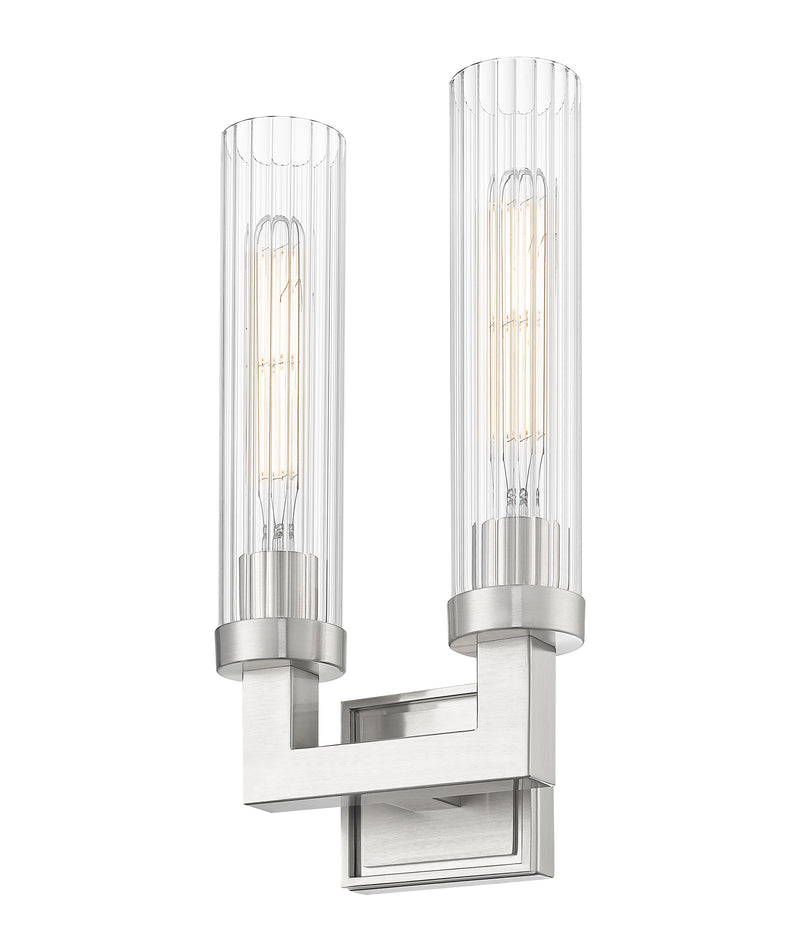 Beau 2 Light 8" Wall Sconce in Brushed Nickel