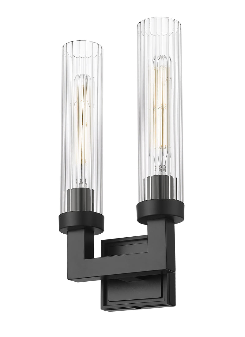 Beau 2 Light 8" Wall Sconce in Matte Black