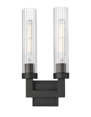Beau 2 Light 8" Wall Sconce in Matte Black
