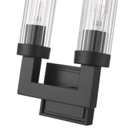 Beau 2 Light 8" Wall Sconce in Matte Black