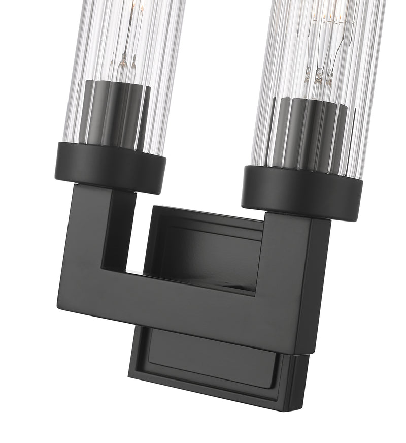 Beau 2 Light 8" Wall Sconce in Matte Black