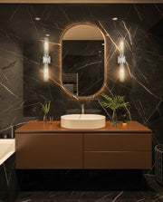 Beau 2 Light 4.5" Wall Sconce in Brushed Nickel in a room setting