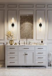 Beau 2 Light 4.5" Wall Sconce in Bronze in a room setting