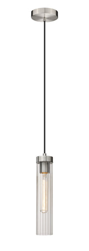 Beau 1 Light 4.75" Pendant, Cord Mount in Brushed Nickel