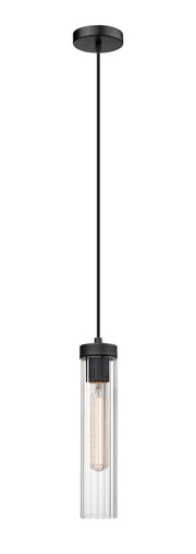 Beau 1 Light 4.75" Pendant, Cord Mount in Matte Black