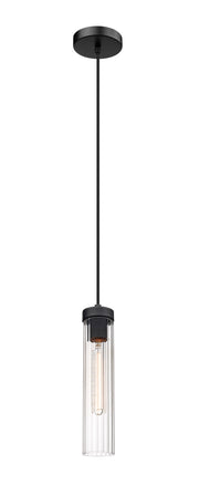 Beau 1 Light 4.75" Pendant, Cord Mount in Matte Black