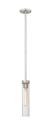 Beau 1 Light 4.75" Pendant, Rod Mount in Brushed Nickel