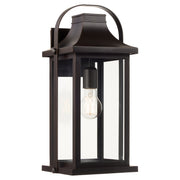 Downey 17" 1 Light Outdoor Wall Lantern in Bronze