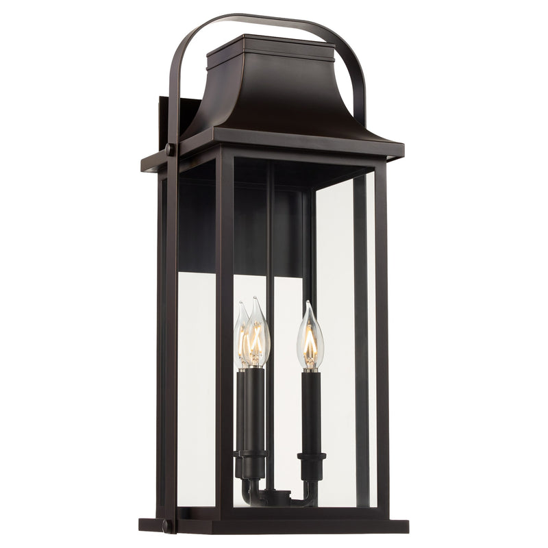Downey 23" 3 Light Outdoor Wall Lantern in Bronze