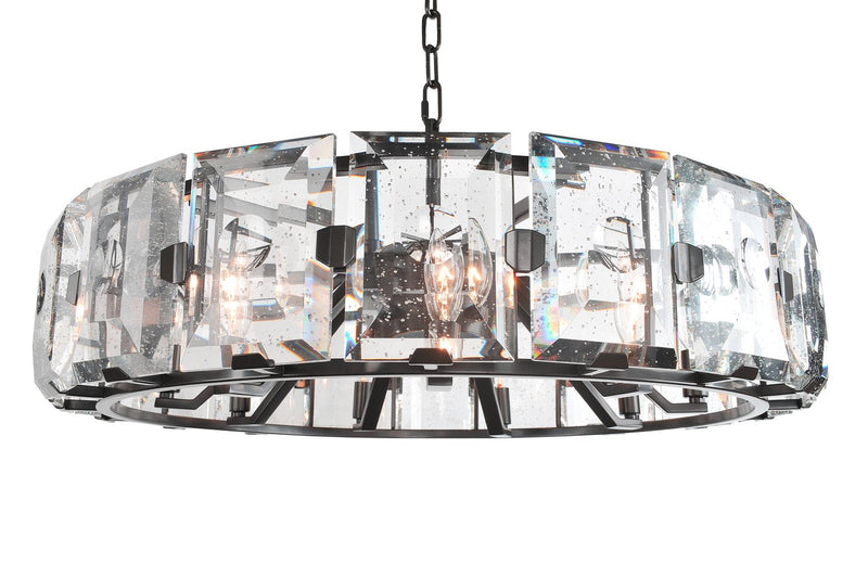 Giada 9-Light Pendant in Dark Bronze