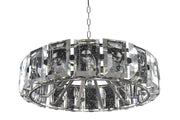 Giada 9-Light Pendant in Stainless Steel