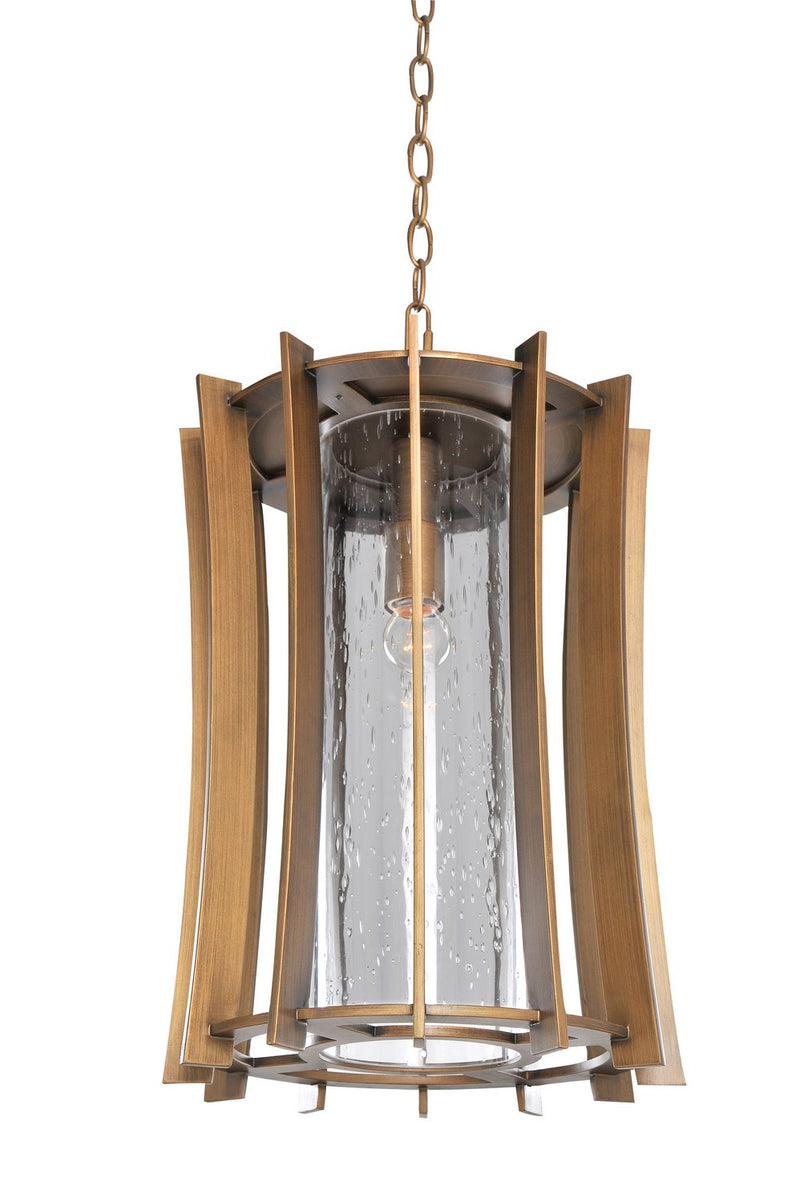 Ronan Large Outdoor Lantern Pendant in Modern Bronze