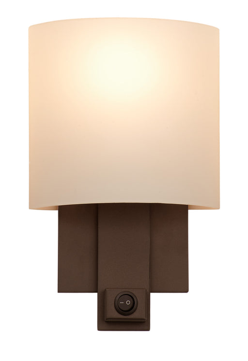 Transitional Espille 1-Light Wall Sconce in Bronze - Lamps Expo