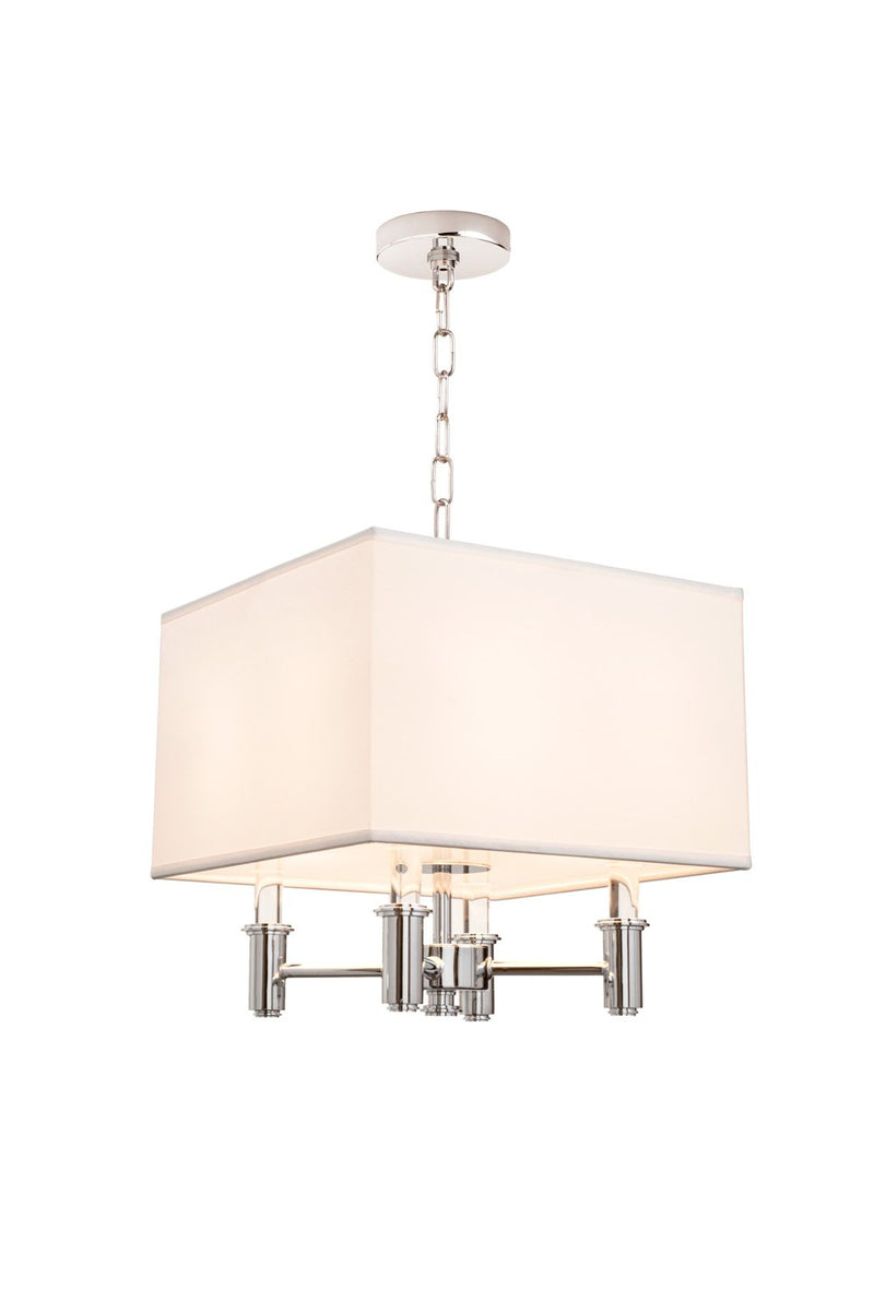 Dupont 14" 4-Light Chandelier in Chrome