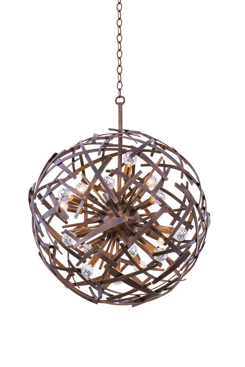 Ambassador 18-Light Pendant in Copper Patina