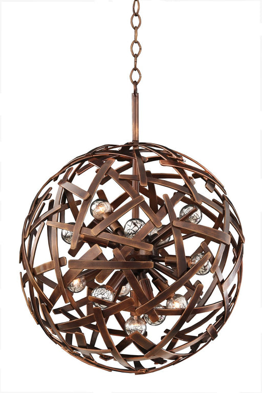 Ambassador 12-Light Pendant in Copper Patina