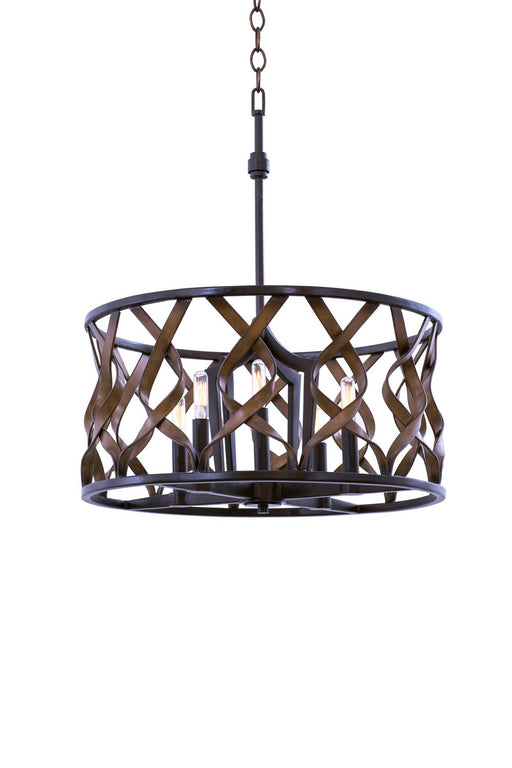 Soho 5-Light Chandelier in Milk Chocolate