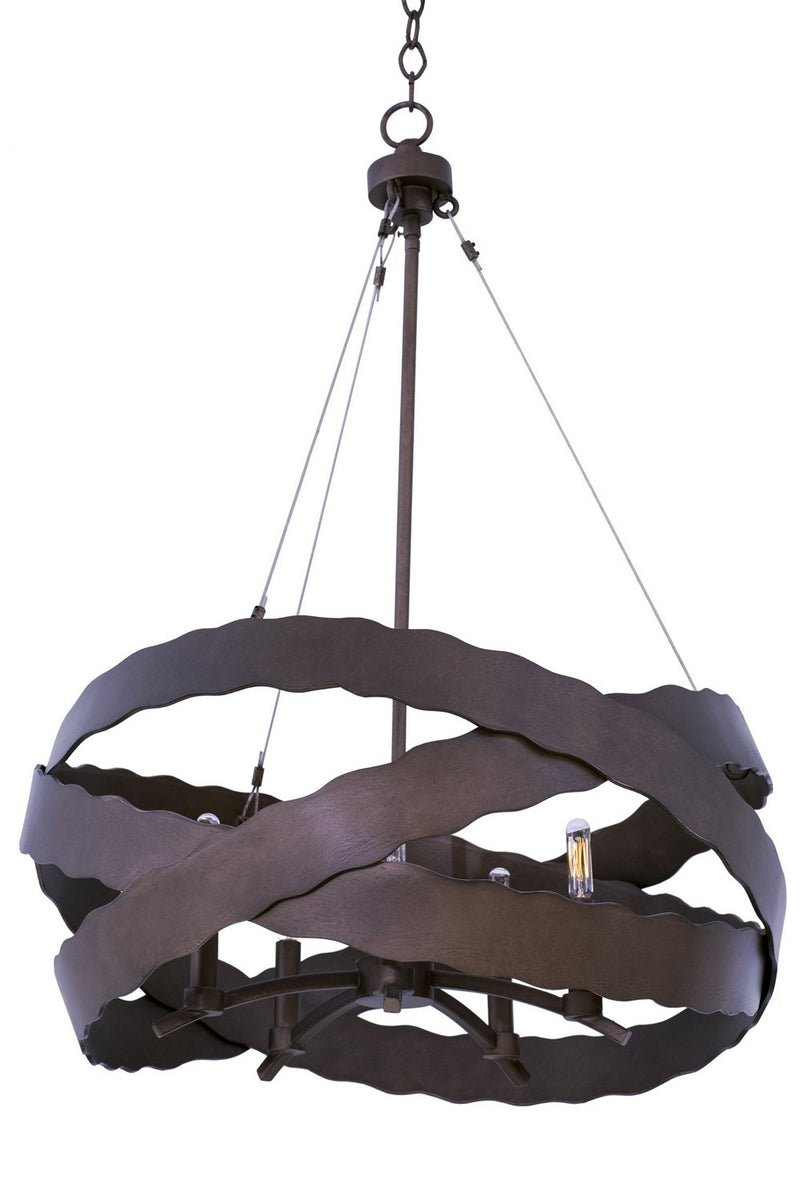 Fulton 5-Light Chandelier in Brownstone
