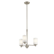 Joelson 3-Light Chandelier in Brushed Nickel