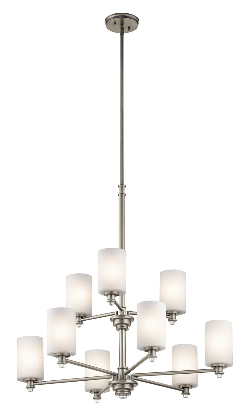 Joelson 9-Light Chandelier in Brushed Nickel