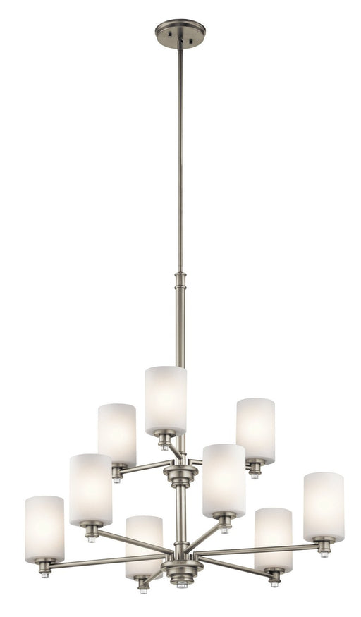 Joelson 9-Light Chandelier in Brushed Nickel