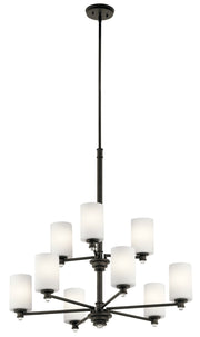 Joelson 9-Light Chandelier in Olde Bronze