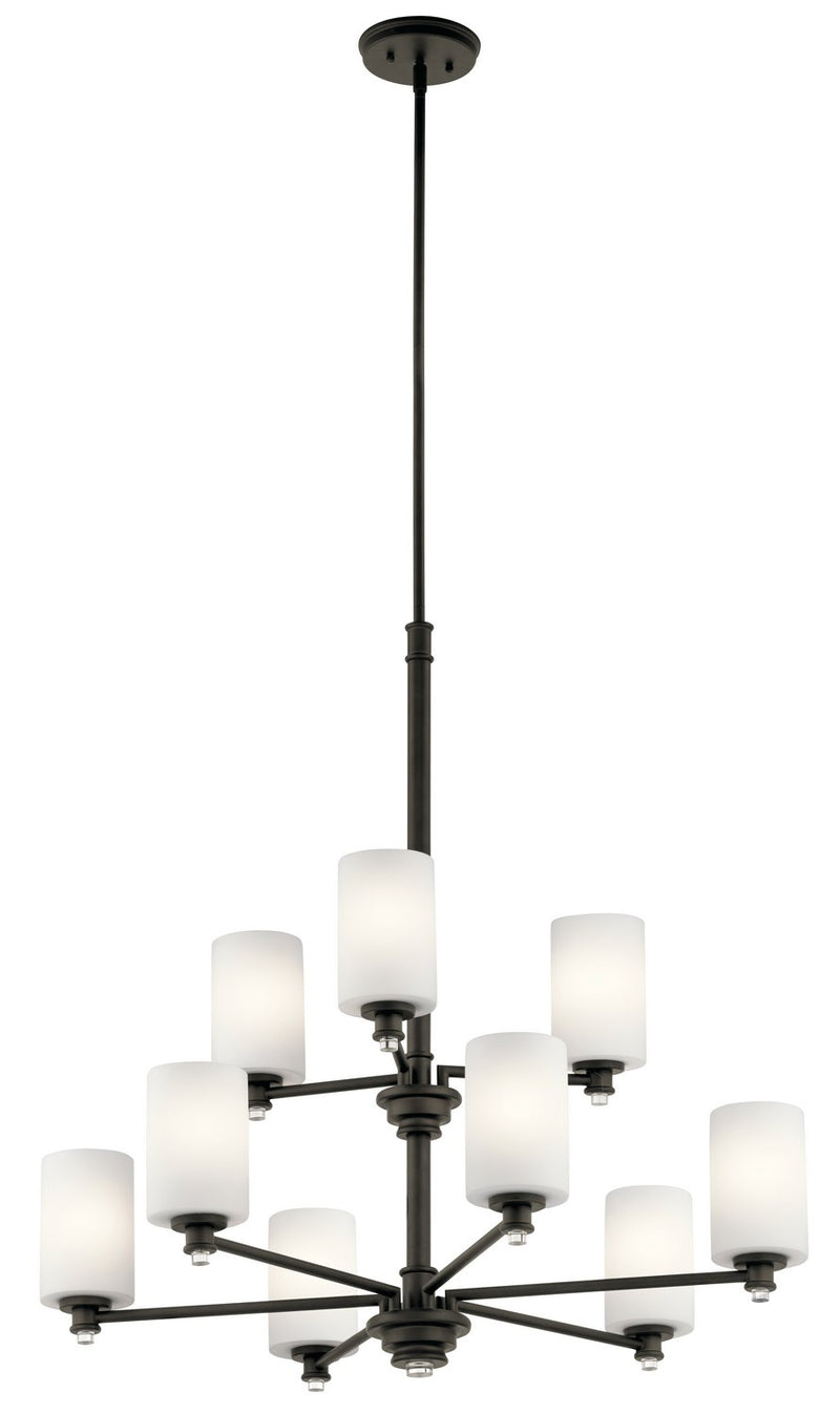 Joelson 9-Light Chandelier in Olde Bronze