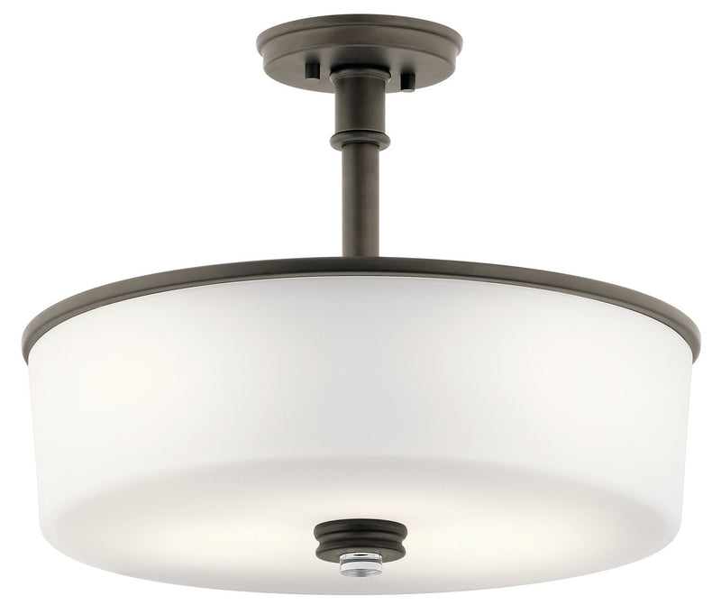Joelson 3-Light 17.75" Convertible Pendant in Olde Bronze