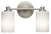 Joelson 2-Light Bath Vanity Light in Brushed Nickel
