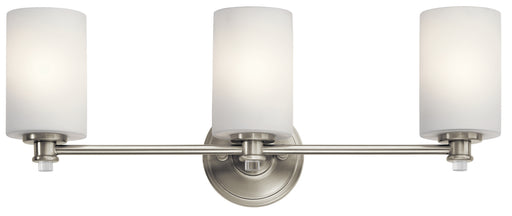 Joelson Bath Sconce 3-Light in Brushed Nickel