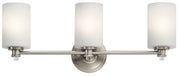 Joelson 3-Light Bath Vanity Light in Brushed Nickel