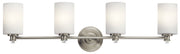 Joelson 4-Light Bath Vanity Light in Brushed Nickel