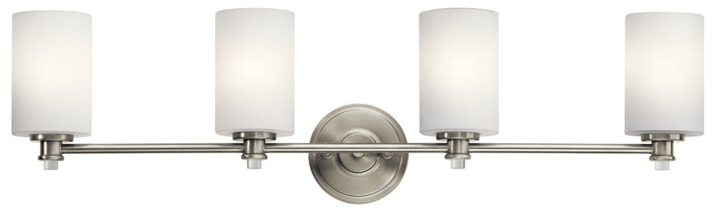 Joelson 4-Light Bath Vanity Light in Brushed Nickel