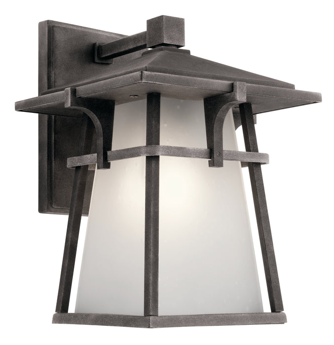 Beckett Outdoor Wall 1-Light in Weathered Zinc