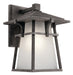Beckett Outdoor Wall 1-Light in Weathered Zinc