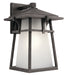 Beckett Outdoor Wall 1-Light in Weathered Zinc