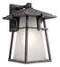 Beckett Outdoor Wall 1-Light in Weathered Zinc