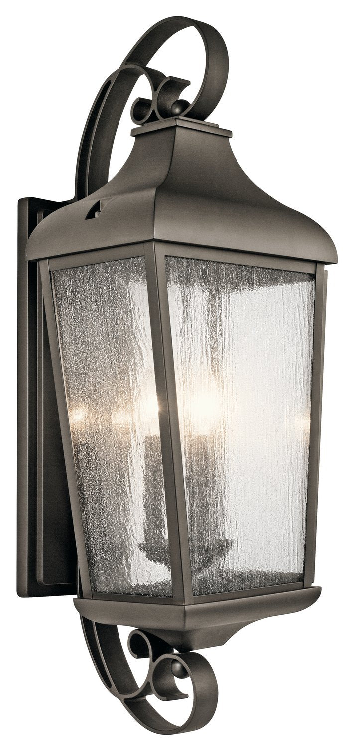 Forestdale 3-Light Outdoor Wall Lantern in Olde Bronze